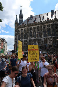 Fridays For Future Demo in Aachen - der BDKJ Aachen ist dabei