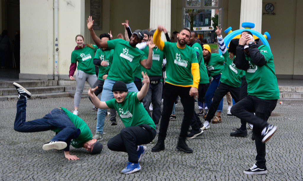 Flashmob 72-Stunden-Aktion 2019 in Aachen